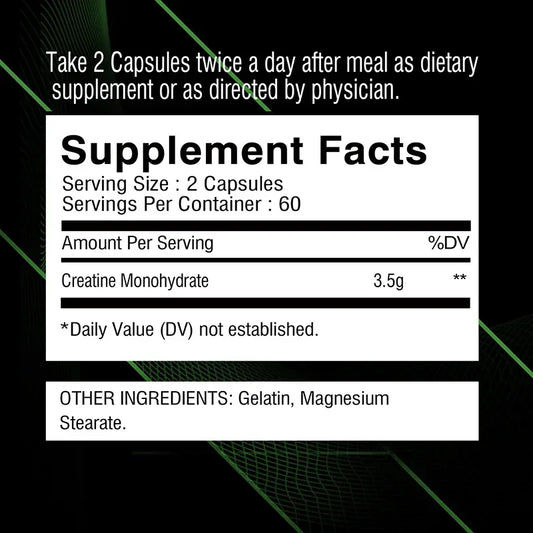 Creatine Monohydrate Capsules
